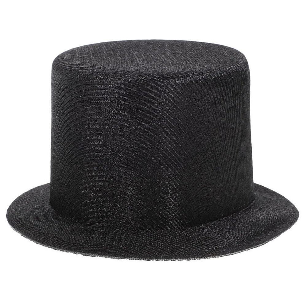 6404 Mini Black Top Hats Christmas Mini Snowman Hats Magician Top Hats